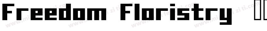 Freedom Floristry字体转换